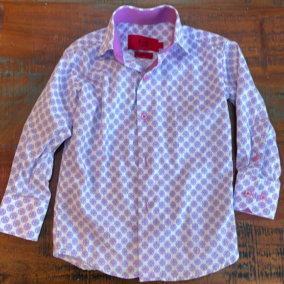 Elie Balleh Other - Adorable Elie Balleh Brand Geometric Circles Boys Shirt / Button Down.